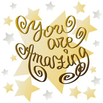 Hand drawn typography card. Valentine love card Stock-Illustration