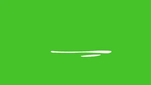 Hand Drawn Underline Highlight Line Animation | 2D Hand Drawn Marker Underline Видео 328469708