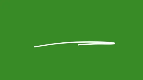 Hand Drawn Underline Highlight Line Animation | 2D Hand Drawn Marker Underline Stock-Footage 328989006