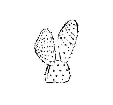 Hand drawn vector abstract artistic ink textured graphic sketch drawing Stock Illustration