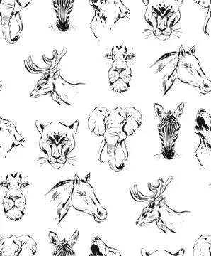 Hand drawn vector abstract artistic ink textured graphic sketch drawing Stock Illustration