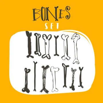Hand drawn vector abstract cartoon Happy Halloween illustrations collection set Illustrazione stock