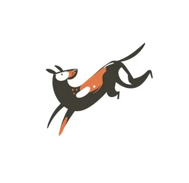 Hand drawn vector abstract cartoon summer time graphic decoration illustrations Stock Illustration