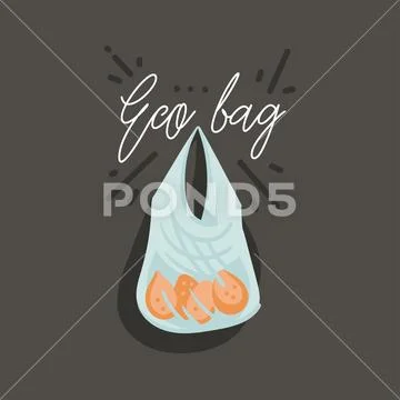 Hand drawn vector abstract cartoon modern graphic illustrations art card with No Stock Illustration