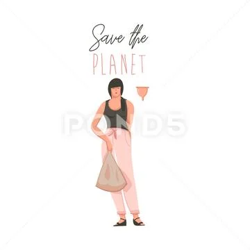Hand drawn vector abstract cartoon modern graphic illustrations art card with Stock Illustration