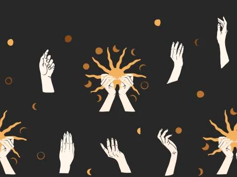 Hand drawn vector abstract flat stock graphic icon illustration sketch seamless イラスト素材