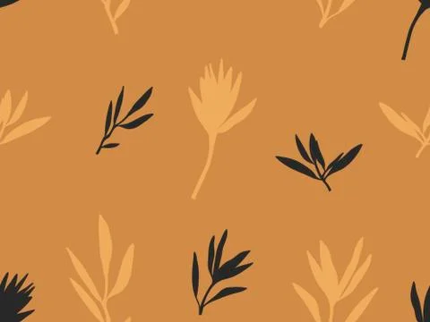 Hand drawn vector abstract flat stock graphic icon illustrations seamless Stock Illustration