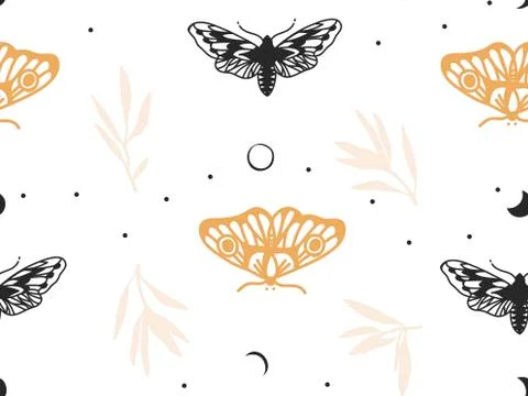 Hand drawn vector abstract flat stock graphic icon illustration sketch seamless Stock Illustration
