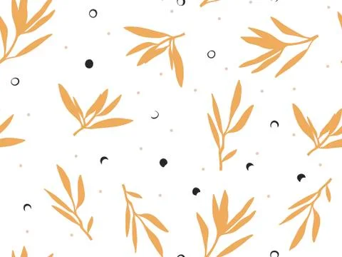 Hand drawn vector abstract flat stock graphic icon illustration sketch seamless Stock Illustration