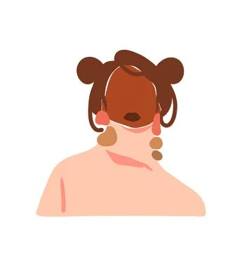 Hand drawn vector abstract flat graphic contemporary aesthetic fashion Stock Illustration