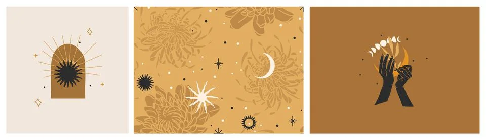 Hand drawn vector abstract flat stock graphic illustrations logo emblem Ilustración de archivo