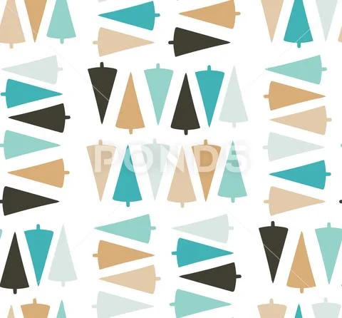 Hand drawn vector abstract fun Merry Christmas time cartoon modern unusual Stock Illustration