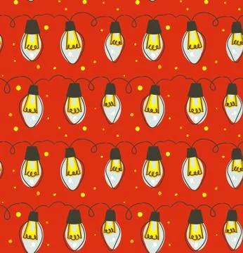 Hand drawn vector abstract fun Merry Christmas time cartoon rustic festive Stock Illustration