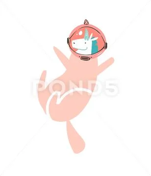 Hand drawn vector abstract graphic creative cartoon illustrations icon with Stock Illustration