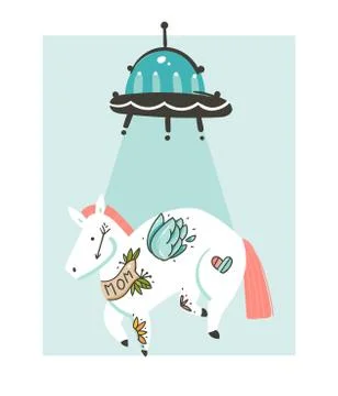 Hand drawn vector abstract graphic creative cartoon illustrations icon with Stock Illustration