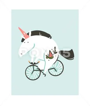 Hand drawn vector abstract graphic creative cartoon illustrations icon with Stock Illustration