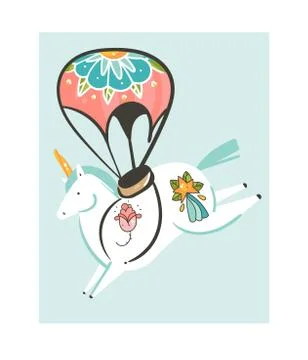 Hand drawn vector abstract graphic creative cartoon illustrations artwork with 스톡 일러스트