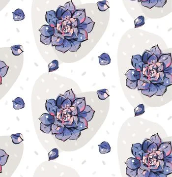 Hand drawn vector abstract ink graphic brush textured sketch drawing seamless Stock Illustration