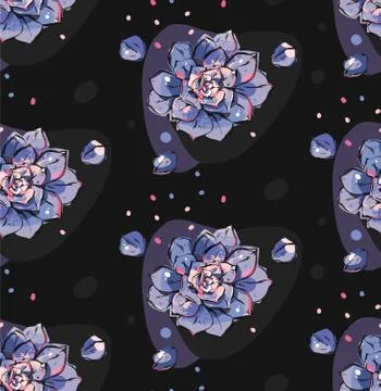 Hand drawn vector abstract ink graphic brush textured sketch drawing seamless Stock Illustration