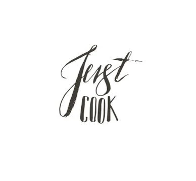 Hand drawn vector abstract modern cartoon cooking concept illustrations poster Stock Illustration