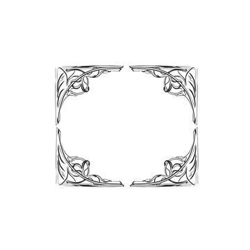 Hand drawn vector abstract outline,graphic,line vintage celebration ornament 스톡 일러스트