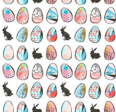 Hand drawn vector abstract sketch graphic scandinavian freehand textured modern Stock Illustration
