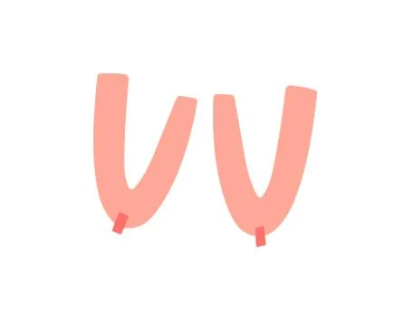 Hand drawn vector abstract stock graphic illustration of boobs shapes isolated Stock Illustration