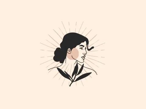 Hand drawn vector abstract stock flat graphic illustration with logo elements イラスト素材