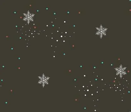 Hand drawn vector abstract stock flat Merry Christmas,and Happy New Year time Stock Illustration