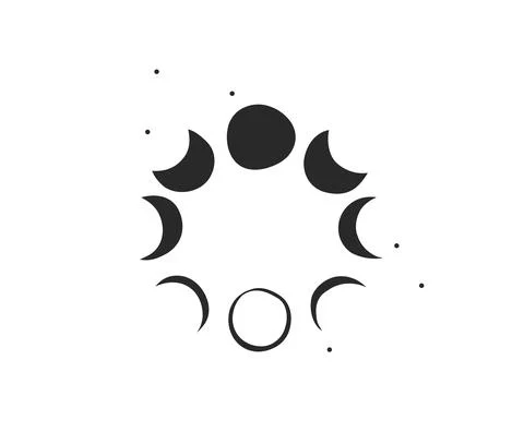 Hand drawn vector abstract stock flat graphic illustration collection set with Stock Illustration