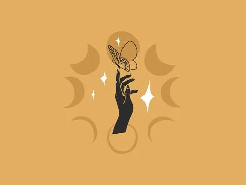 Hand drawn vector abstract stock flat graphic illustration with logo elements イラスト素材