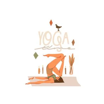 Hand drawn vector abstract stock graphic bohemian clipart illustration with Stock Illustration