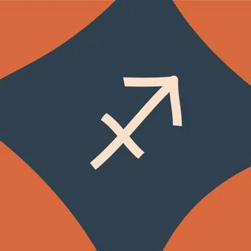 Hand drawn vector abstract stock graphic simple astrology celestial illustration Stock Illustration