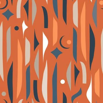 Hand drawn vector abstract stock graphic illustration art seamless pattern,with 스톡 일러스트