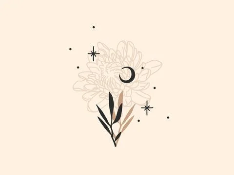 Hand drawn vector abstract stock flat graphic illustration with logo elements 스톡 일러스트