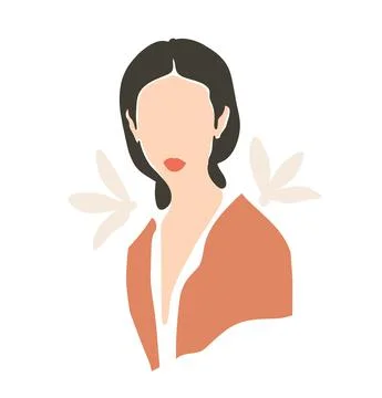 Hand drawn vector abstract stock flat graphic contemporary aesthetic fashion Stock Illustration