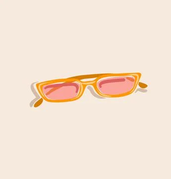 Hand drawn vector abstract stock graphic contemporary aesthetic,fashion Stock Illustration