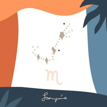 Hand drawn vector abstract stock graphic simple astrology celestial illustration Ilustración de archivo