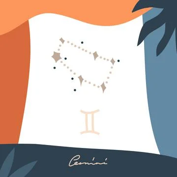 Hand drawn vector abstract stock graphic simple astrology celestial illustration Stock Illustration