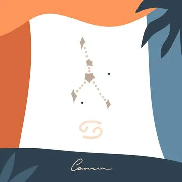 Hand drawn vector abstract stock graphic simple astrology celestial illustration Illustrazione stock