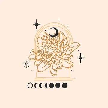 Hand drawn vector abstract stock flat graphic illustration with logo elements Illustrazione stock