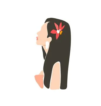 Hand drawn vector abstract stock flat graphic contemporary aesthetic fashion Stock Illustration