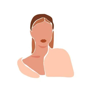 Hand drawn vector abstract stock flat graphic contemporary aesthetic fashion Stock Illustration