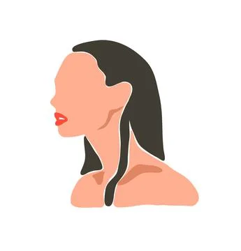 Hand drawn vector abstract stock flat graphic contemporary aesthetic fashion Stock Illustration