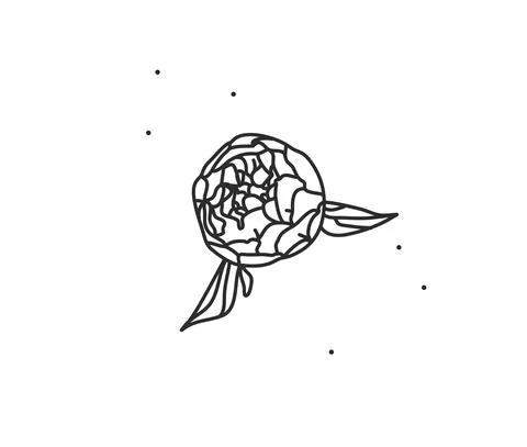 Hand drawn vector abstract stock flat graphic illustration with logo element of Stock Illustration