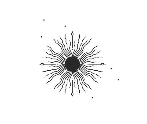 Hand drawn vector abstract stock flat graphic illustration with logo element of Stock Illustration