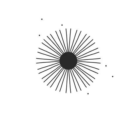 Hand drawn vector abstract stock flat graphic illustration with logo element of Stock Illustration