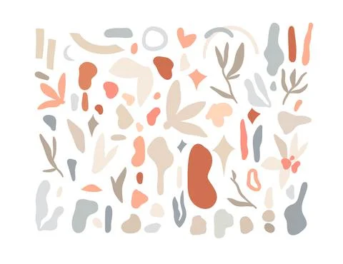 Hand drawn vector abstract stock graphic illustration collection set bundle with Stock Illustration