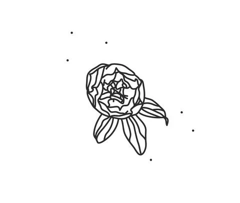 Hand drawn vector abstract stock flat graphic illustration with logo element of Stock Illustration