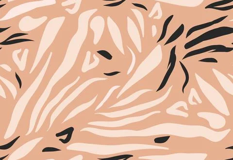 Hand drawn vector abstract stock modern graphic illustration,safari bohemian 스톡 일러스트